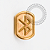 TN2026 Topo Bluetooth Titânio PVD Gold - Imagem 1