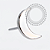 TN2108 Topo Lua Chapa Push Pin Titânio ASTM F136 - Imagem 1