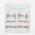 KOR05 Kit Nipple Cristal - Boreal - Azul Titânio ASTM F-136 - Imagem 1