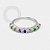 PR31 Argola CZ Rainbow Modelo 1 Prata 925 - Imagem 1