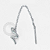 PR38 Piercing Corrente Cobra Prata 925 - Imagem 1