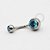 TN100 Navel Tradicional CZ Cores Titânio ASTM F136 - Imagem 4