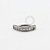 TN1006 Navel Belly Clicker CZ Baguete Titânio ASTM F136 - Imagem 1