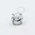 TN1034 Topo Microdermal 1.6mm Howlita Branca Titânio ASTM F136 - Imagem 1