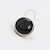 TN1037 Topo Microdermal 1.6mm Ágata Black Titânio ASTM F136 - Imagem 1