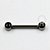 TN1123 Nipple Onix Push Pin Unilateral Titânio ASTM F136 - Imagem 1