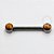 TN1124 Nipple Olho De Tigre Push Pin Unilateral Titânio ASTM F136 - Imagem 1