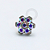 TN1144 Topo Flor CZ Push Pin Titânio ASTM F136 - Imagem 2
