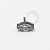 TN1155 Topo Navete CZ Push Pin Titânio ASTM F-136 - Imagem 1