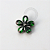 TN1160 Topo Flor Margarida CZ Titânio ASTM F-136 - Imagem 2