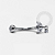 TN1221 Navel 2 Navetes Pingente CZ  Titânio ASTM F-136 - Imagem 1
