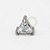 TN125 Topo Zirconia Triangular Titânio ASTM F-136 - Imagem 1