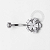 TN1299 Navel Big Flor Titânio ASTM F-136 - Imagem 1