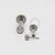 TN135 Labret Zirconia Flat Push Pin Titânio ASTM F136 - Imagem 1