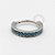 TN137 Segmento CZ Aqua Blue Titânio ASTM F136 - Imagem 1