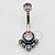 TN142 Navel Decorada Zirconias Titanio ASTM F136 - Imagem 2