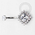 TN1450 Navel Losango Luxo CZ Titânio ASTM F-136 - Imagem 1