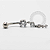 TN1495 Navel Pingente 3 Zirconias Titânio ASTM F-136 - Imagem 1