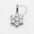 TN1547 Pingente Flor CZ Titânio ASTM F-136 - Imagem 1