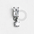 TN1571 Topo Baguete Pingente CZ Titanio ASTM F136 - Imagem 1