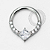 TN1639 Segmento Frontal 8mm CZ Quadrada Titanio ASTM F136 - Imagem 1