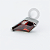 TN1707 Topo Mini Losango CZ Garnet Push Pin Titânio ASTM F136 - Imagem 1