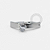 TN1790 Navel Belly Clicker CZ Baguetes Titânio ASTM F136 - Imagem 1