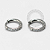 TN1861 Brincos Argola CZ Lux 14mm Titânio ASTM F136 - Imagem 1