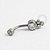 TN242 Navel Zirconia Flat 3 CZ Titânio ASTM F136 - Imagem 2