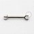 TN314 Nipple Esfera Opala Branca Titânio ASTM F136 - Imagem 1