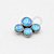 TN316 Topo Patinha Opalas  Titânio ASTM F136 - Imagem 1