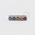 TN406 Topo Barra 5 CZ Rainbow Titânio ASTM F136 - Imagem 1