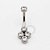 TN45 Navel 4 CZ Flat Titânio ASTM F136 - Imagem 1
