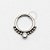TN466 Segmento 8mm CZ Central Esferas Titânio ASTM F136 - Imagem 1