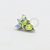 TN528 Topo Gota Light Green 3 CZ Titânio ASTM F136 - Imagem 1