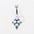 TN583 Navel 4 Opalas e Esferas Titânio ASTM F136 - Imagem 1
