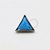 TN611 Topo Triangulo Opala Azul  Titanio ASTM F136 - Imagem 1