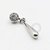 TN639 Topo CZ com Pingente Gota Titanio ASTM F136 - Imagem 1