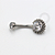 TN659 Navel Big Sol CZ  Esferas Titânio ASTM F136 - Imagem 1