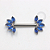 TN665 Nipple Cluster Safira Push Pin Unilateral  Titânio ASTM F136 - Imagem 1