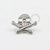 TN693 Topo Caveira Pirata Titanio ASTM F136 - Imagem 1