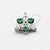 TN695 Topo Estrela Triangular CZ  Titanio ASTM F136 - Imagem 1