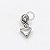 TN725 Topo Zirconia Pingente Triangular CZ  Titânio ASTM F136 - Imagem 1