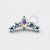 TN772 Topo Cluster CZ Gota Central Titânio ASTM F136 - Imagem 3