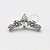 TN772 Topo Cluster CZ Gota Central Titânio ASTM F136 - Imagem 1