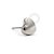 TN777 Topo Coração Push Pin Liso Titânio ASTM F136 - Imagem 1