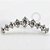 TN801 Topo Cluster 9 CZ Push Pin Titânio ASTM F136 - Imagem 1