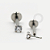 TN806 Labret Push Pin Zircônia Cravada Titânio ASTM F136 - Imagem 1