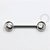 TN875 Nipple Saturno Push Pin Unilateral Titânio ASTM F136 - Imagem 1