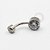 TN92 Navel Flat Zirconia Titânio ASTM F136 - Imagem 2